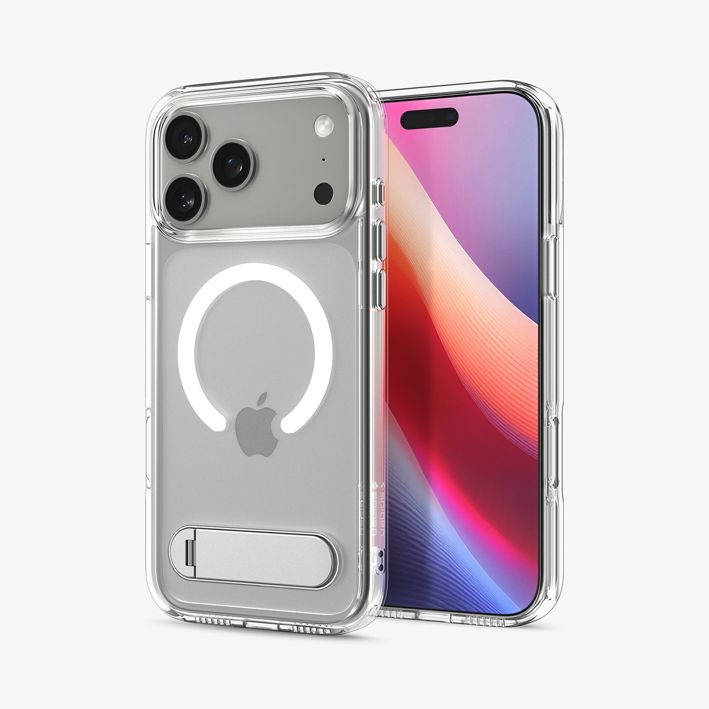 ACS09605 - iPhone 17 Pro Max Case Ultra Hybrid S (MagFit) showing the back and front