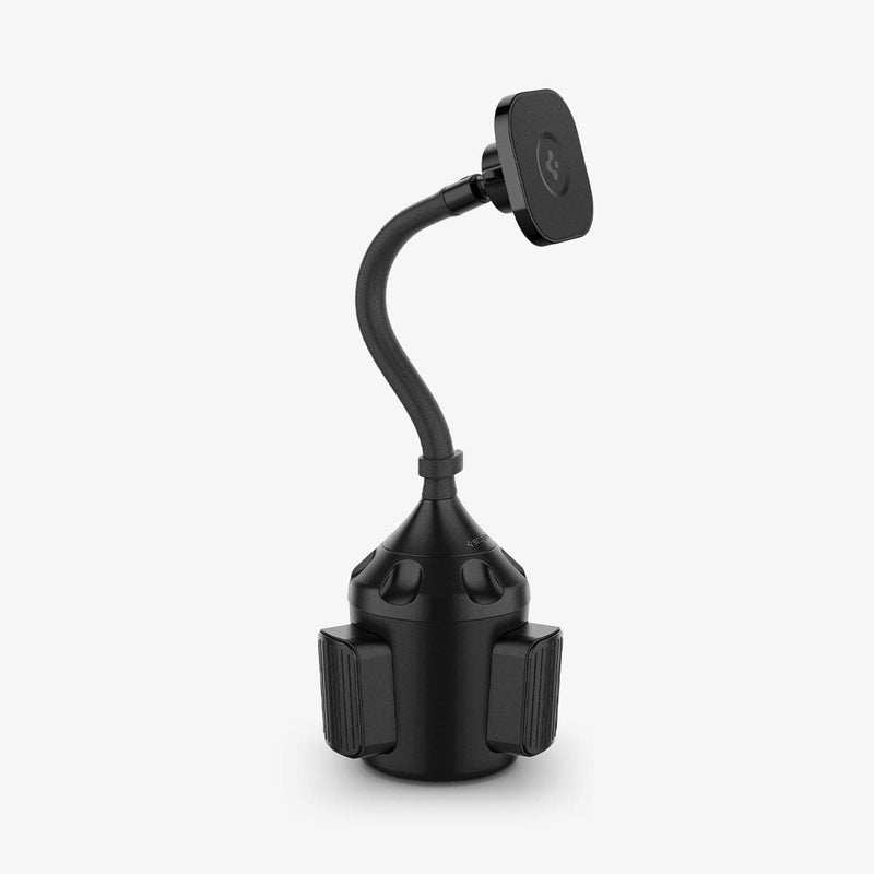 ACP03809 - OneTap Car Mount Cup Holder (MagFit) in black showing the side and partial front