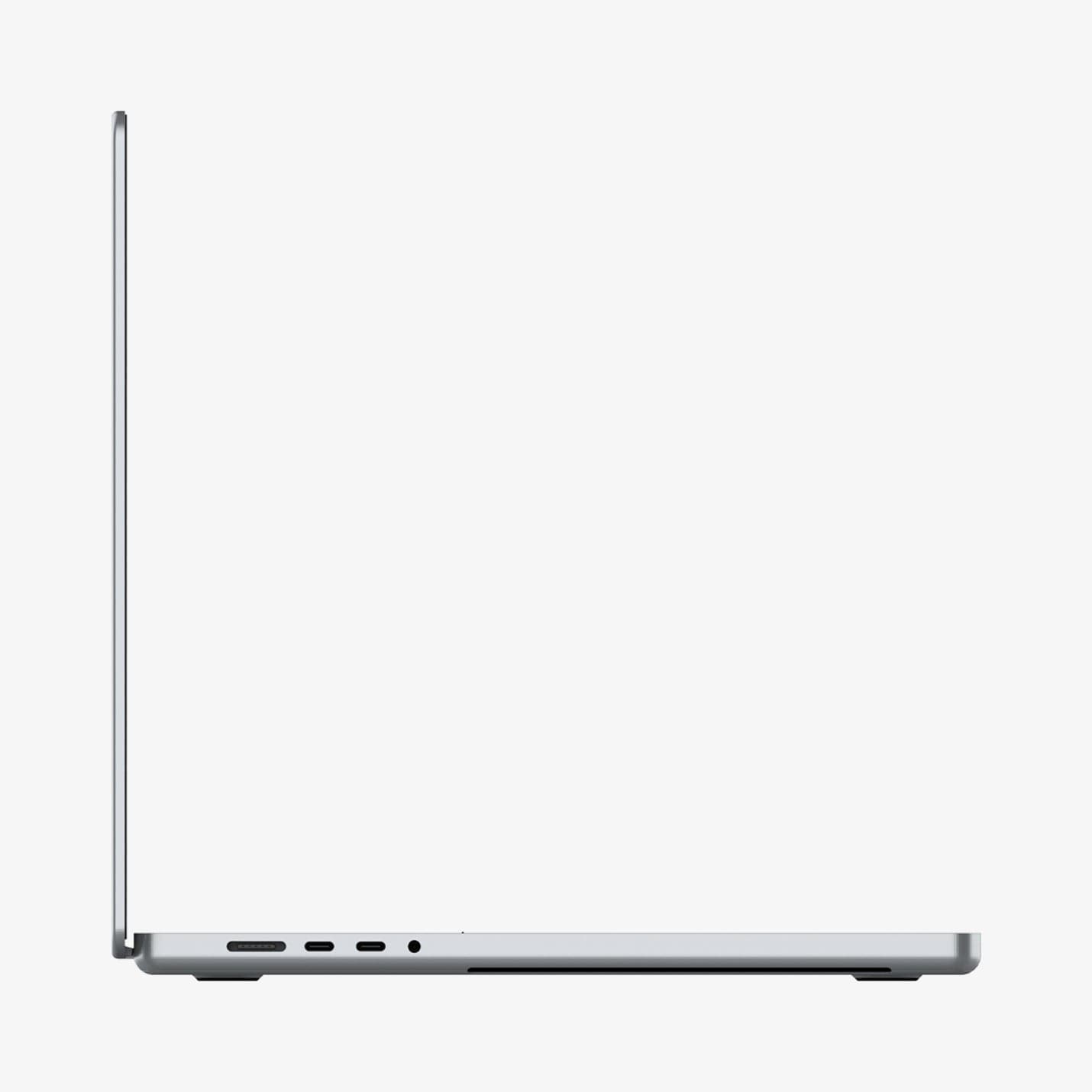 AGL04234 - MacBook Pro 14-inch (2023) GLAS.tR SLIM in Clear showing the side