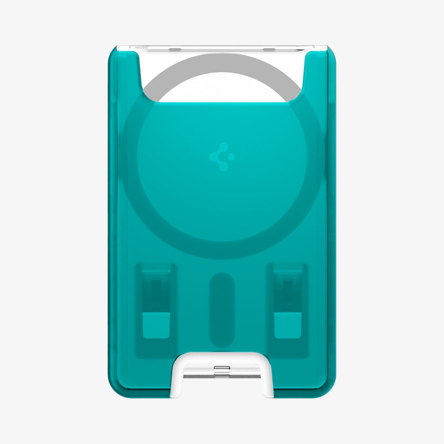 AFA07397 - MagSafe Card Holder Classic C1 (MagFit) in Bondi Blue showing the front