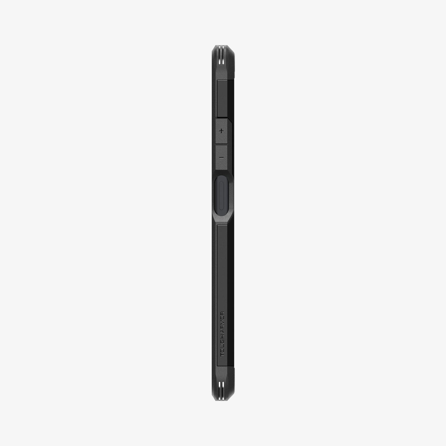 ACS07769 - Moto G Power 5G (2024) Case Tough Armor in Black showing the side with side buttons