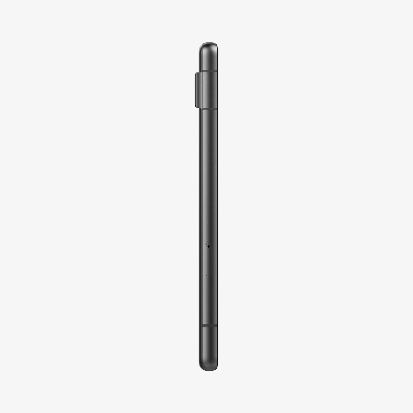AGL05970 - Pixel 7a Glas.tR EZFit Optik Lens Protector in black showing the side