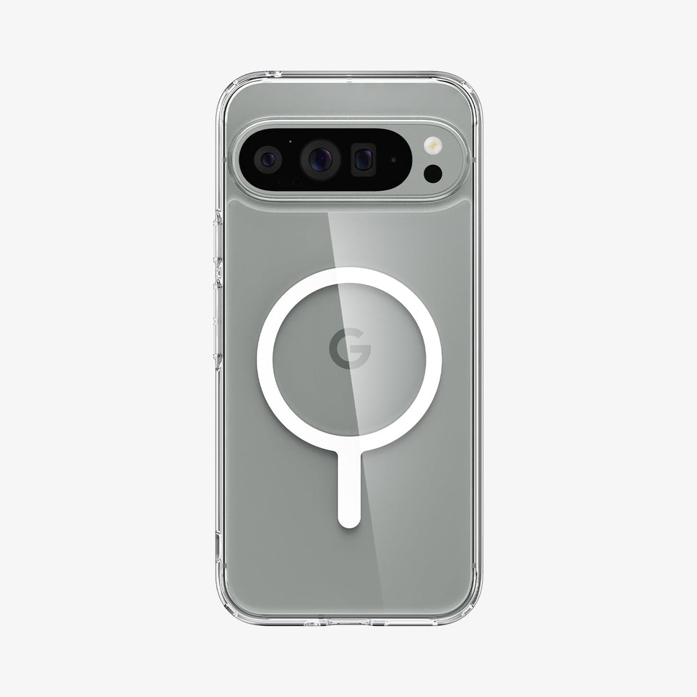 GooglePixel9 256GB Porcelain spigenケース付き Pixel 9 Series Case Ultra Hybrid Metal Ring (MagFit) - Spigen.com