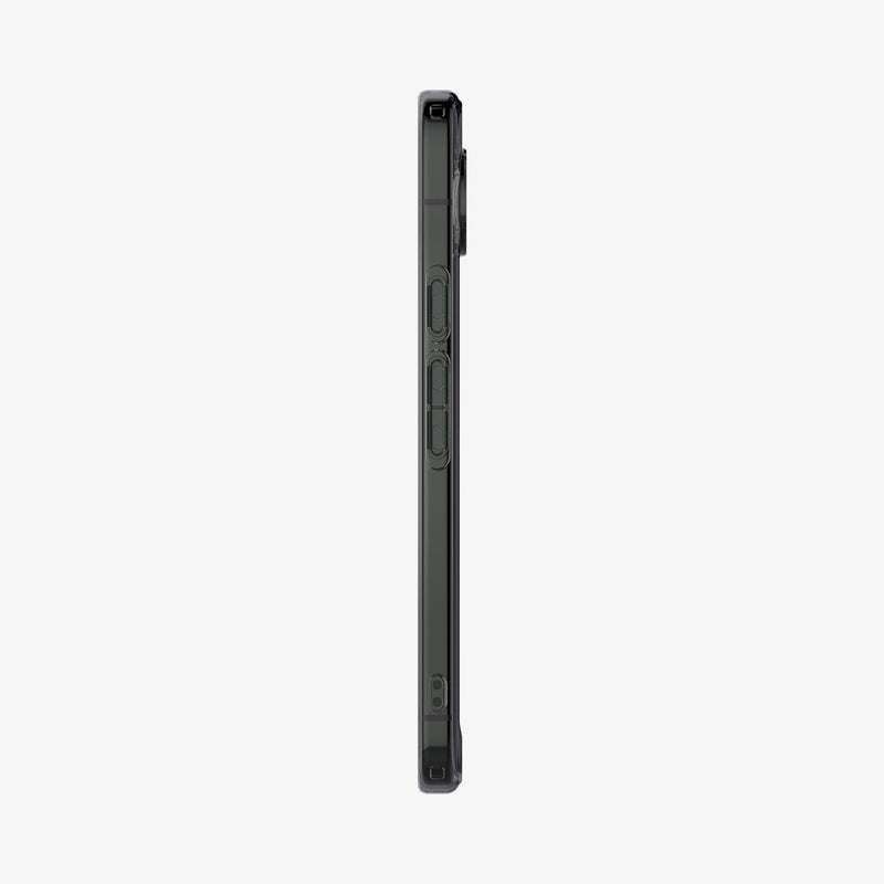 ACS07722 - Pixel 9 Pro XL Case Ultra Hybrid Zero One in Zero One showing the side with volume buttons