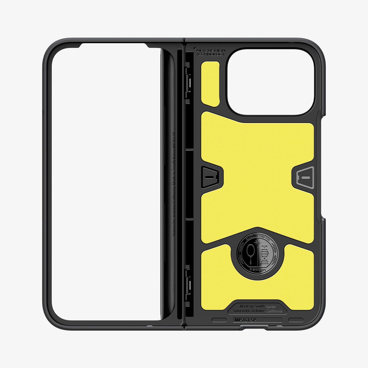 ACS07587 - Pixel 9 Pro Fold Case Slim Armor Pro in Black showing the inner case and frame