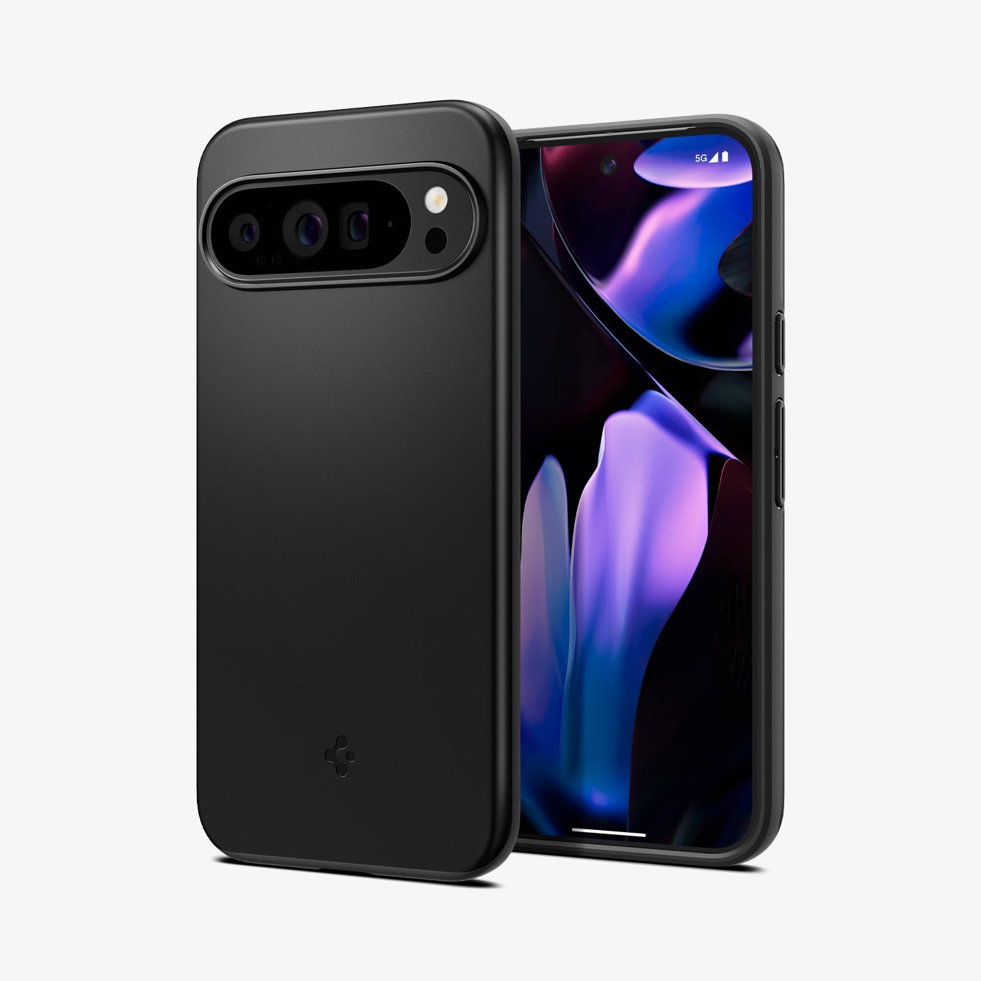 ACS07731 - Pixel 9 Pro XL Case Thin Fit in Black showing the back, partial front and sides