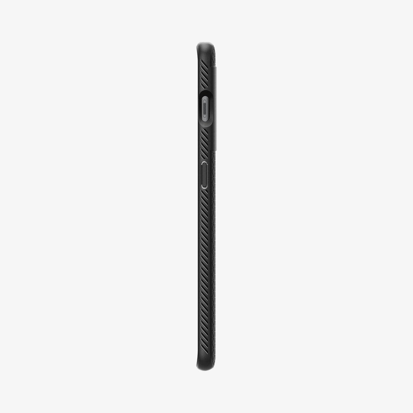 ACS04431 - OnePlus 10 Pro Liquid Air Case in Matte Black showing the side