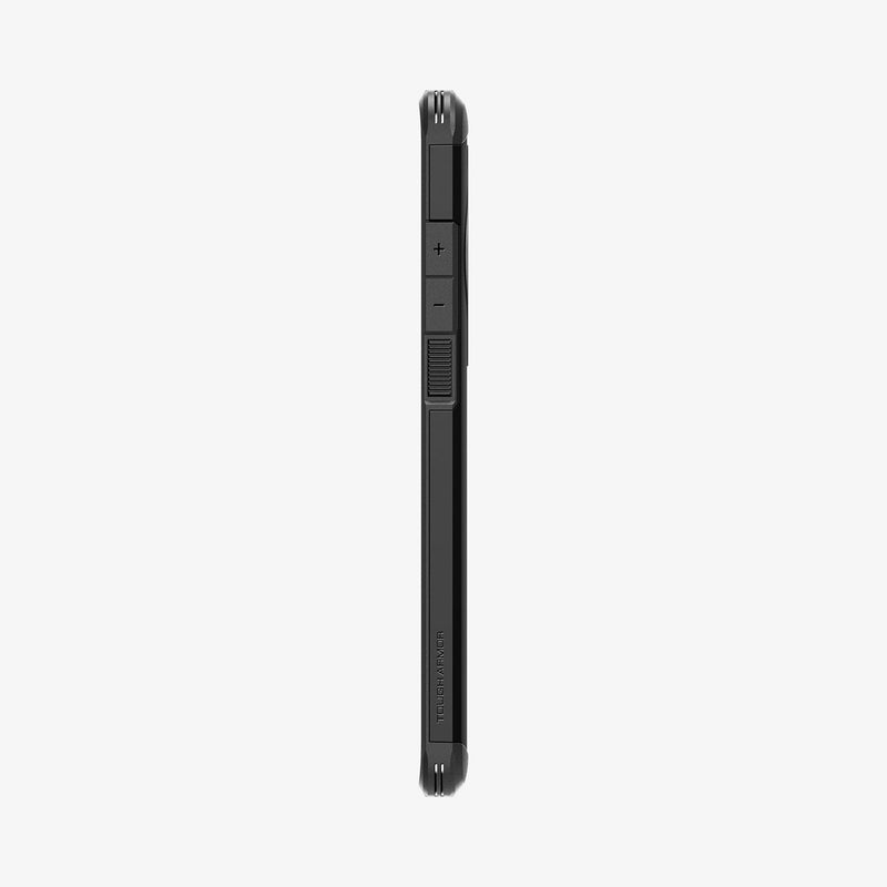 ACS07376 - OnePlus 12 Case Tough Armor in Black showing the side with side buttons