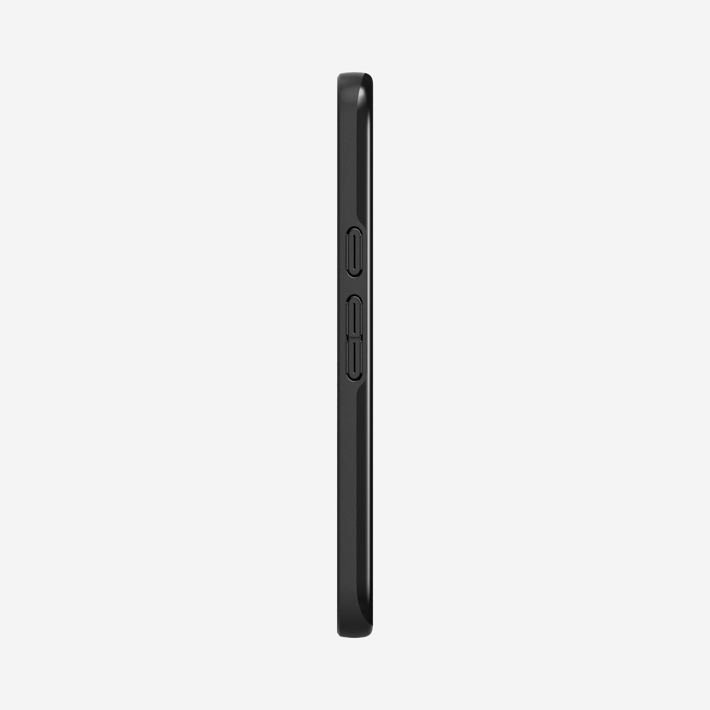 ACS09037 - Pixel 9a Case Thin Fit (MagFit) in Black showing the side