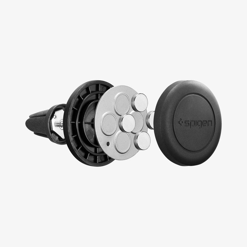 SGP11583 - Spigen Kuel Q11 Magnetic Air Vent Car Mount showing the multiple layers of car mount