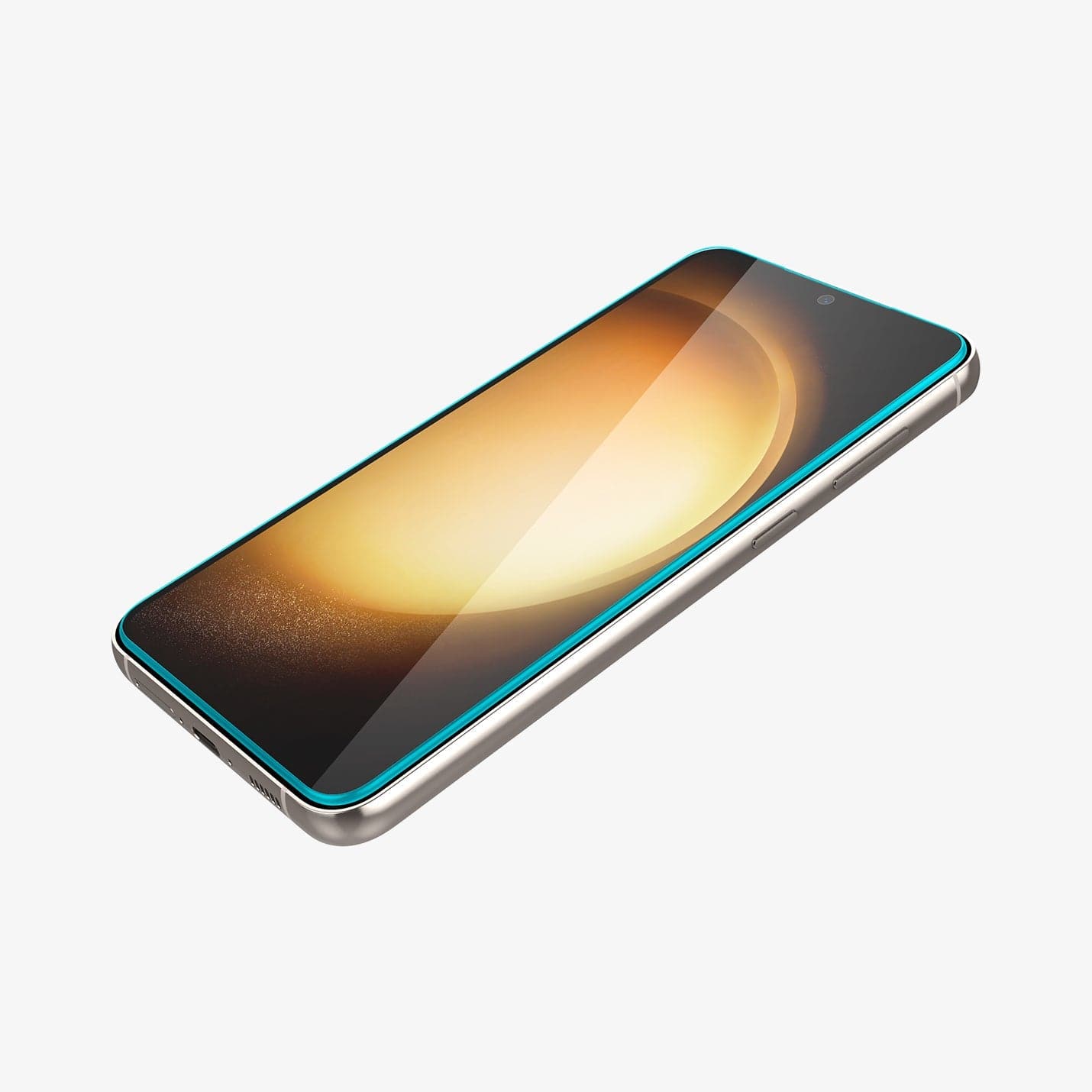 AGL05958 - Galaxy S23 EZ FIT GLAS.tR Screen Protector showing the front and partial side