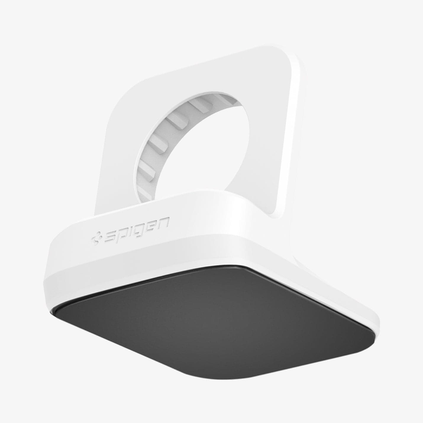 000CD21181 - Apple Watch Night Stand S350 in white showing the front and bottom