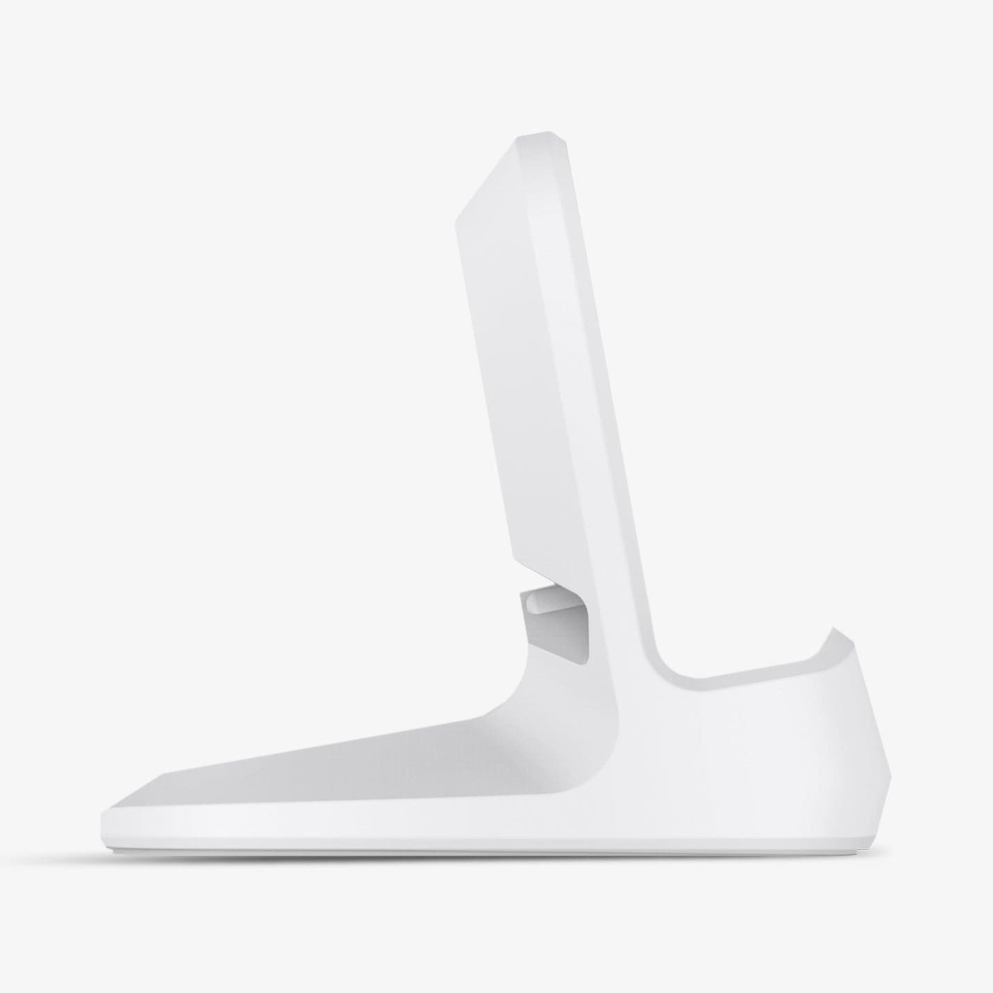 000CD21181 - Apple Watch Night Stand S350 in white showing the side