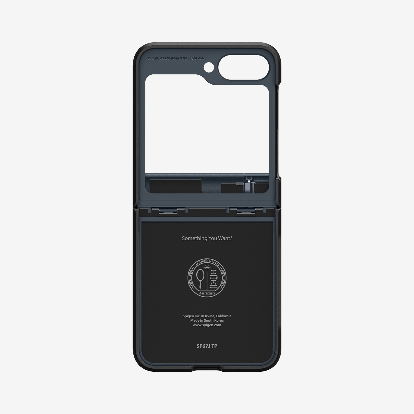 ACS08292 - Galaxy Z Flip 7 FE Case Tough Armor Pro in Metal Slate showing the inner case