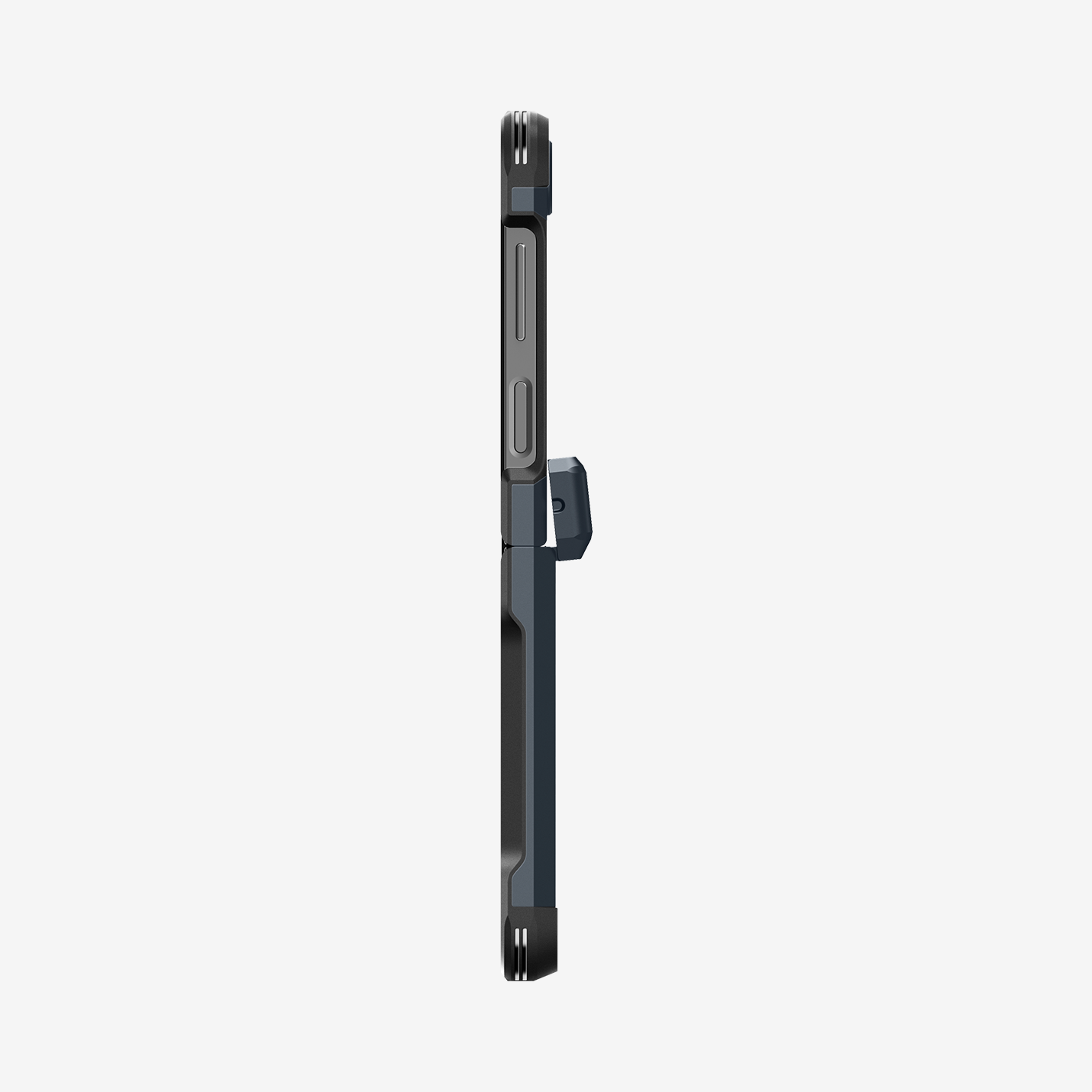 ACS08292 - Galaxy Z Flip 7 FE Case Tough Armor Pro in Metal Slate showing the side