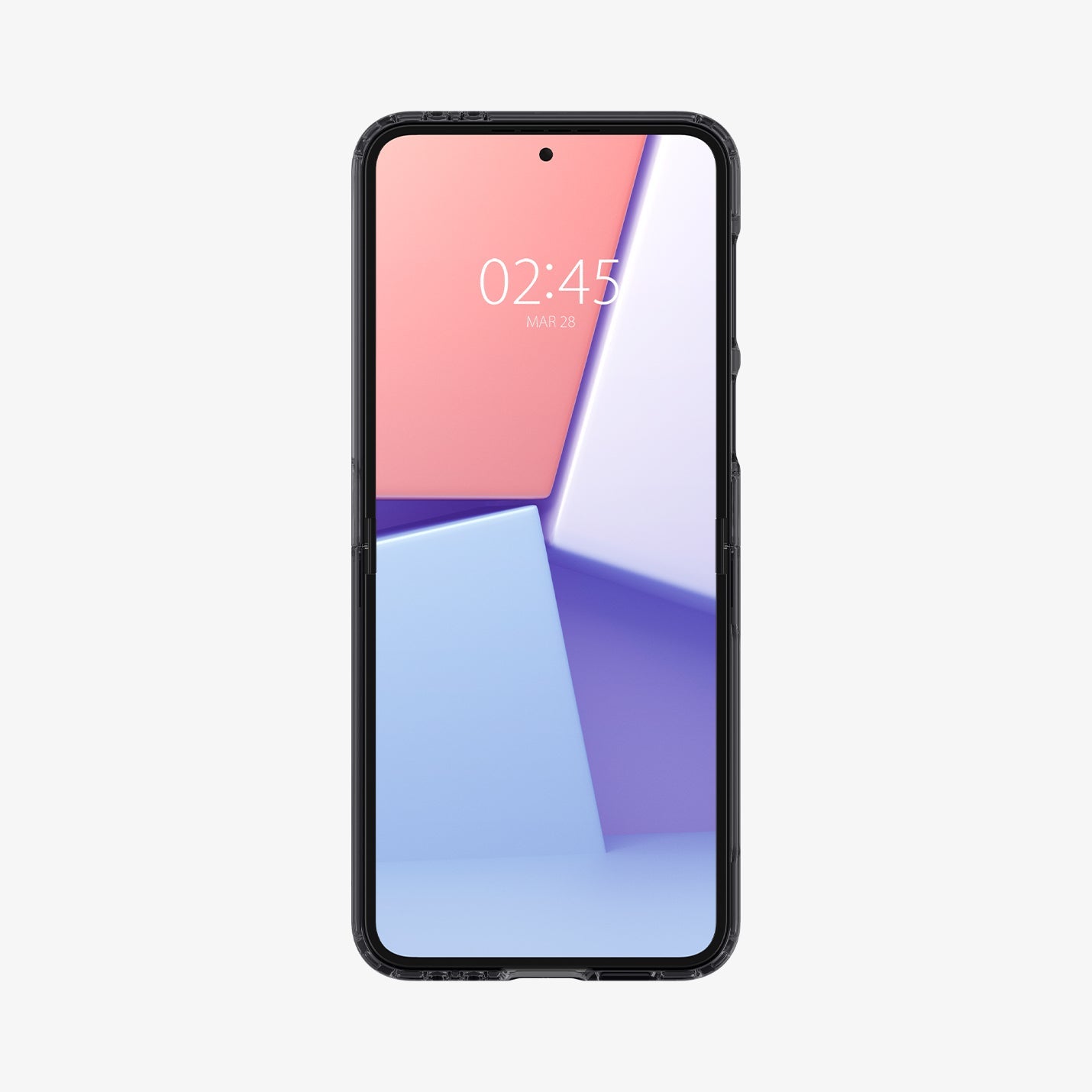 ACS08289 - Galaxy Z Flip 7 FE Case Ultra Hybrid Pro Zero One in Zero One showing the front