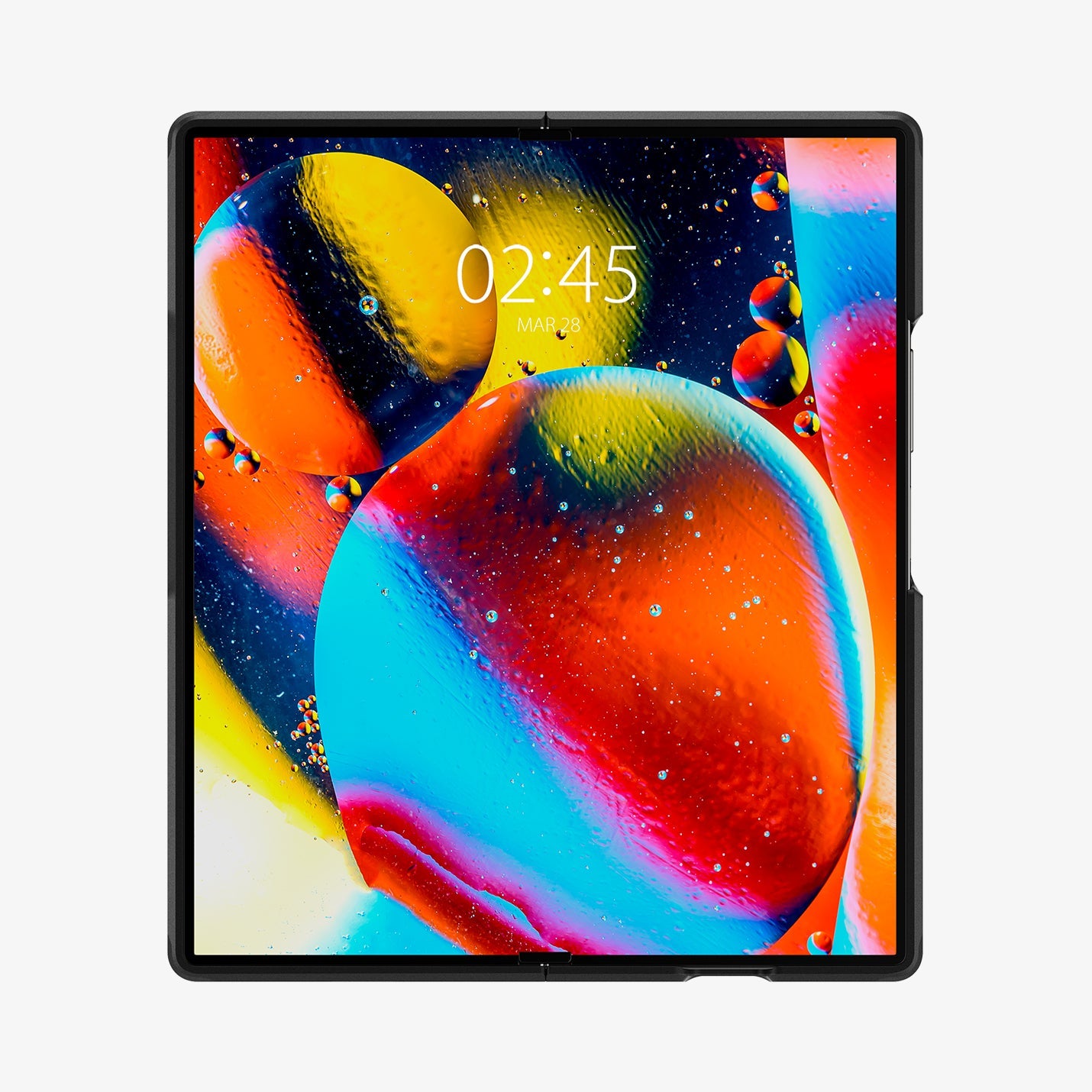 ACS08287 - Galaxy Z Fold 6 Case Tough Armor Pro P in Metal Slate showing the front fully open