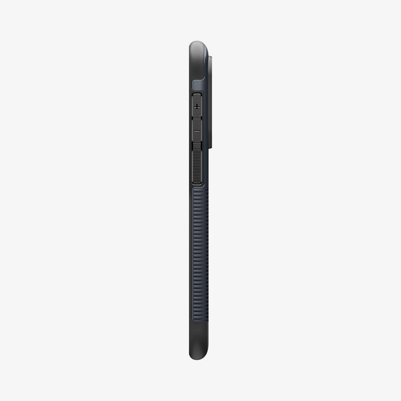 ACS09593 - Galaxy S25 Edge Case Slim Armor in Metal Slate showing the 
side
