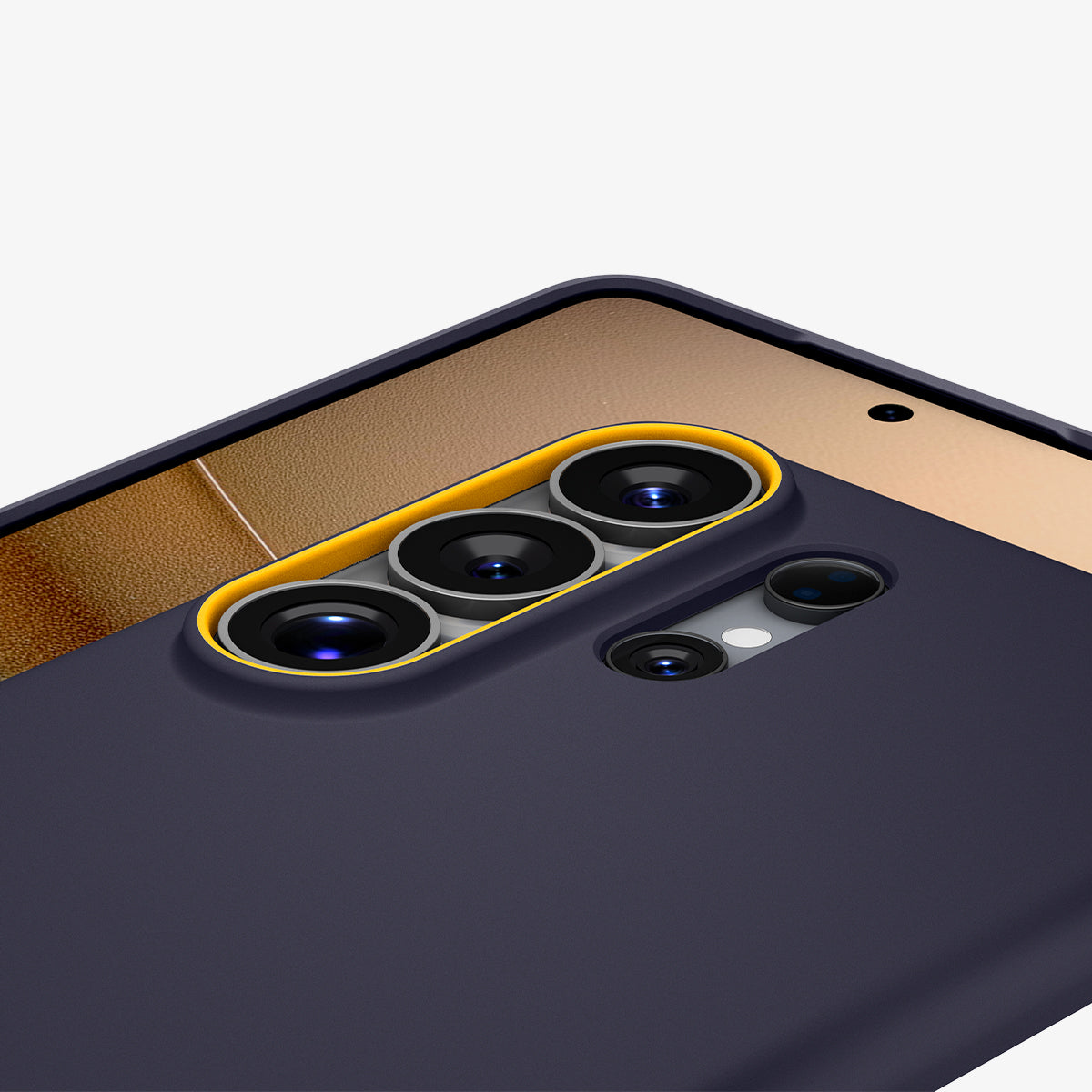 ACS11037 - Galaxy S26 Ultra Nano Pop (Mag Fit) in Blueberry Navy showing detail of camera