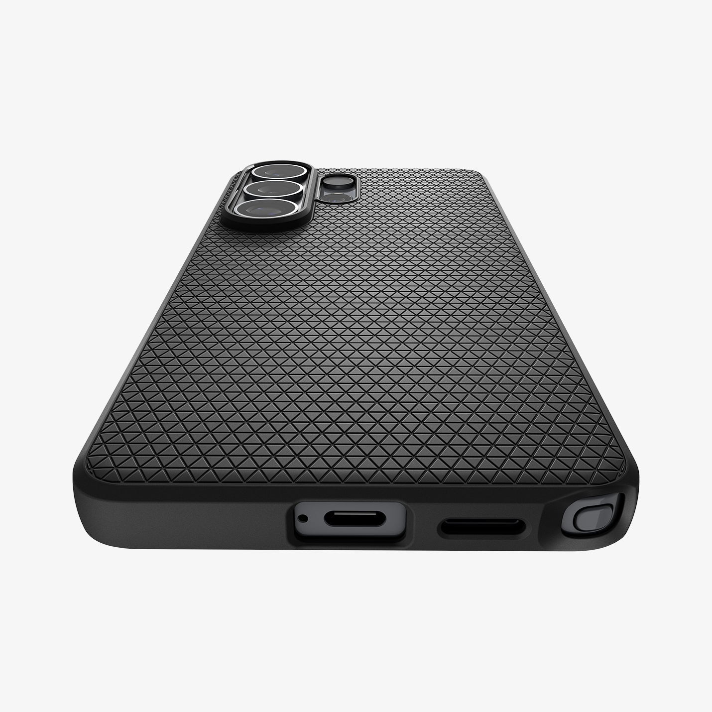 ACS11023 - Galaxy S26 Ultra Liquid Air in Matte Black showing the back