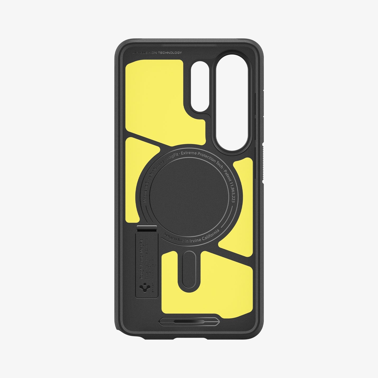 ACS11033 - Galaxy S26 Ultra Case Tough Armor (Mag Fit) Black showing front inside of case