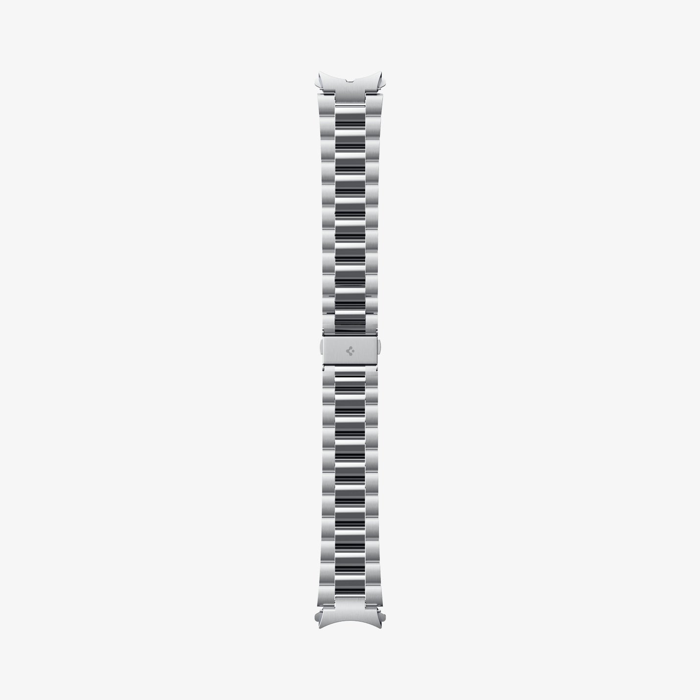 AMP08341 - Galaxy Watch 7 (44mm) Modern Fit 316L Band in Silver showing the full band