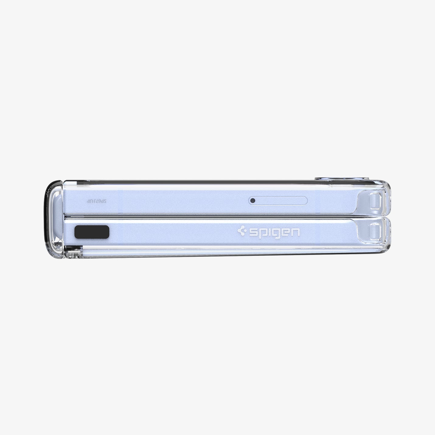 ACS09806 - Galaxy Z Flip 7 FE Series Ultra Hybrid Pro (MagFit) showing the top and bottom sides