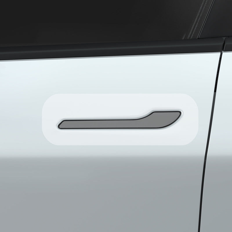 AFL06989 - Tesla Model Y & 3 Platinum Shield Car Door showing the front view installed onto door