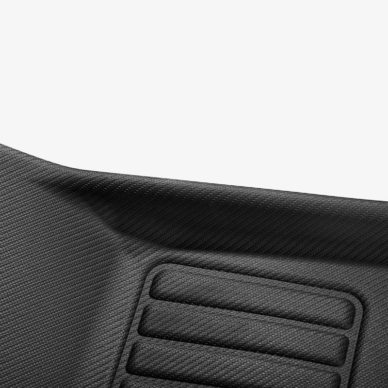 ACP07578 - Tesla Model 3 Highland WeatherBloc Floor Mat TLF-3H in Black showing the texture and durability of the floor mat