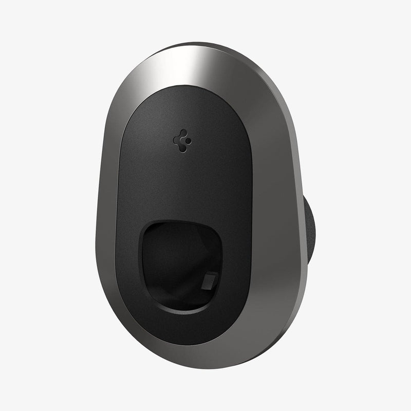 ACP04294 - Tesla Charging Wall Mount in dark silver showing the front and side