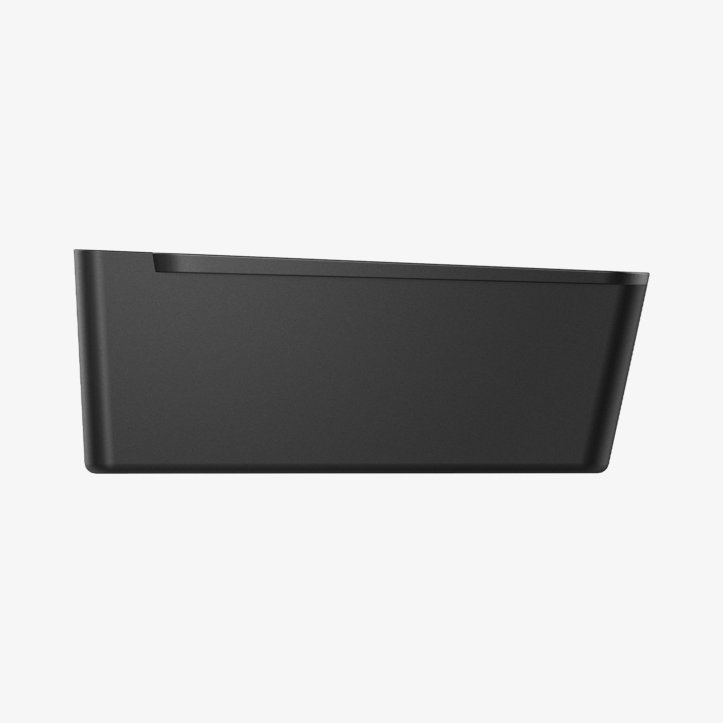 ACP07409 - Tesla Model 3 Armrest Console Organizer TO224H in Black showing the side