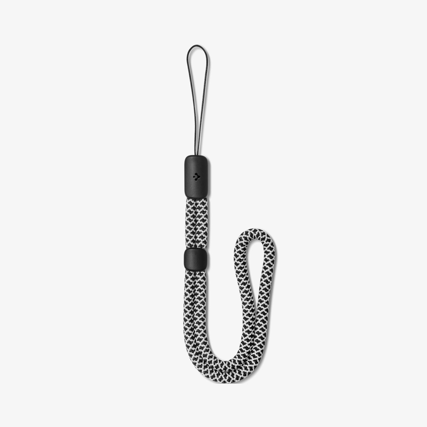 AFA03431 - Universal Wrist Strap in black showing the front and partial curve