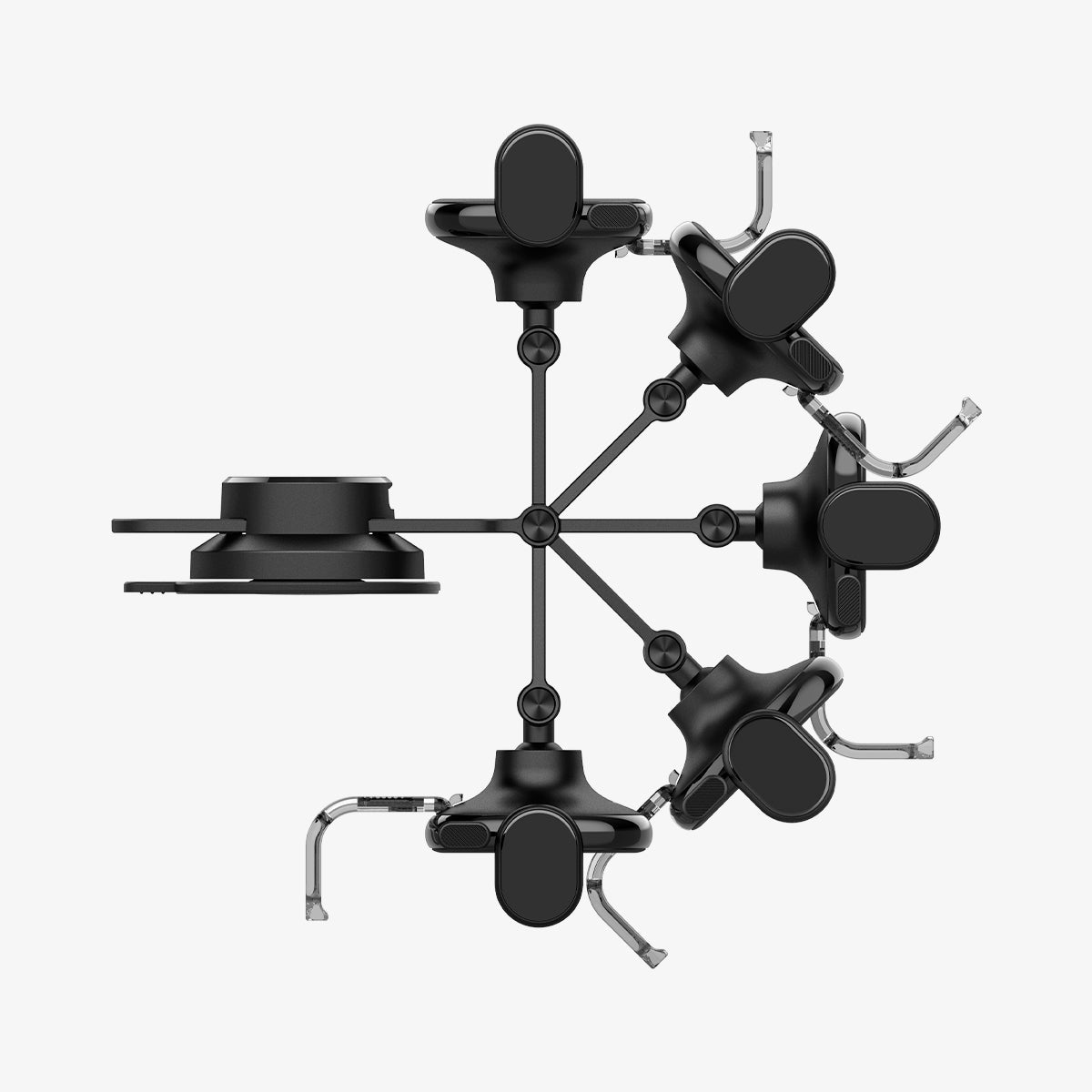 ACP05506 - UTS35 OneTap Universal Car Mount Dashboard showing the multiple angles of mount