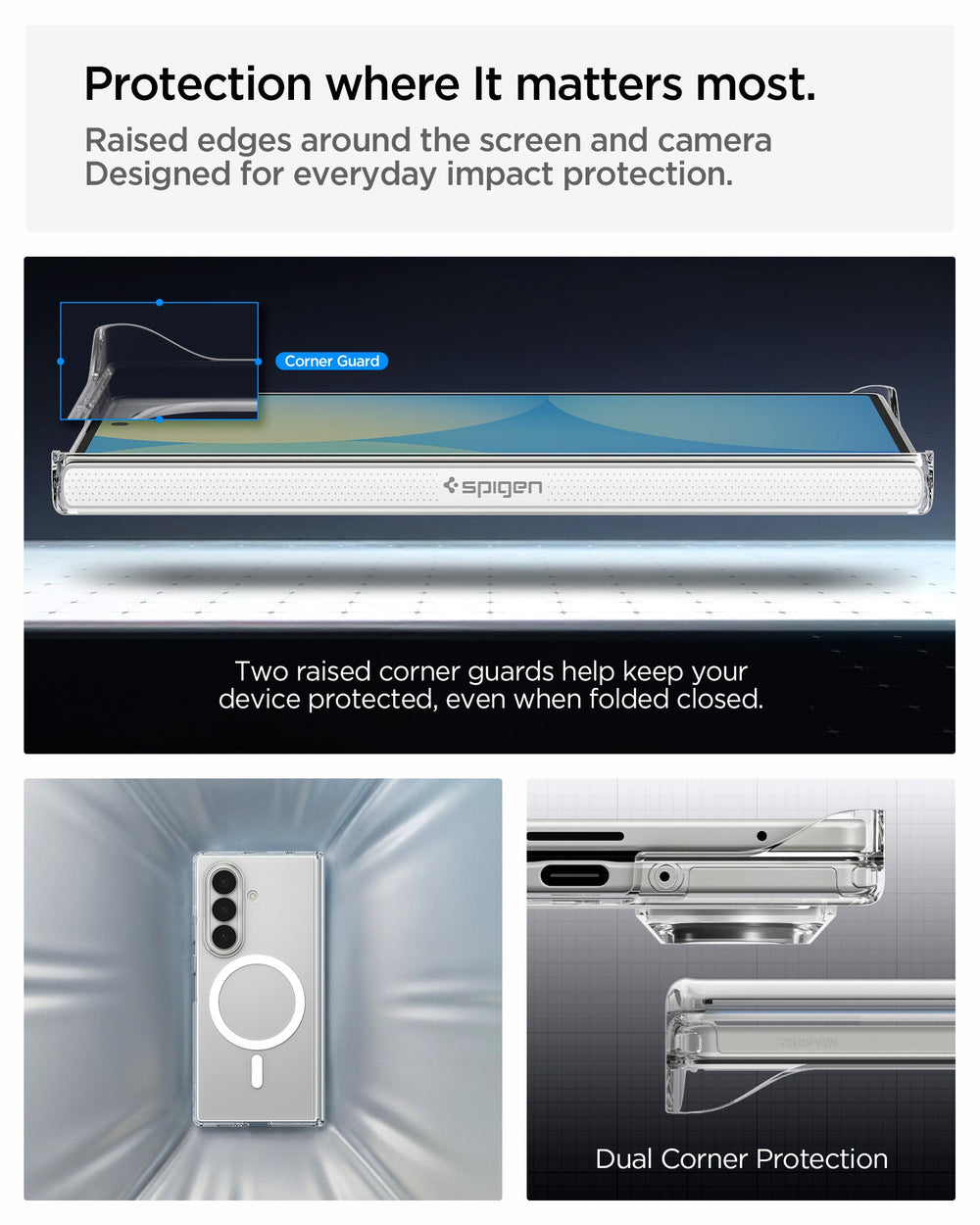 ACS11495 - Galaxy Z Fold 8 Ultra Air Skin Zero (Mag Fit) showing the 