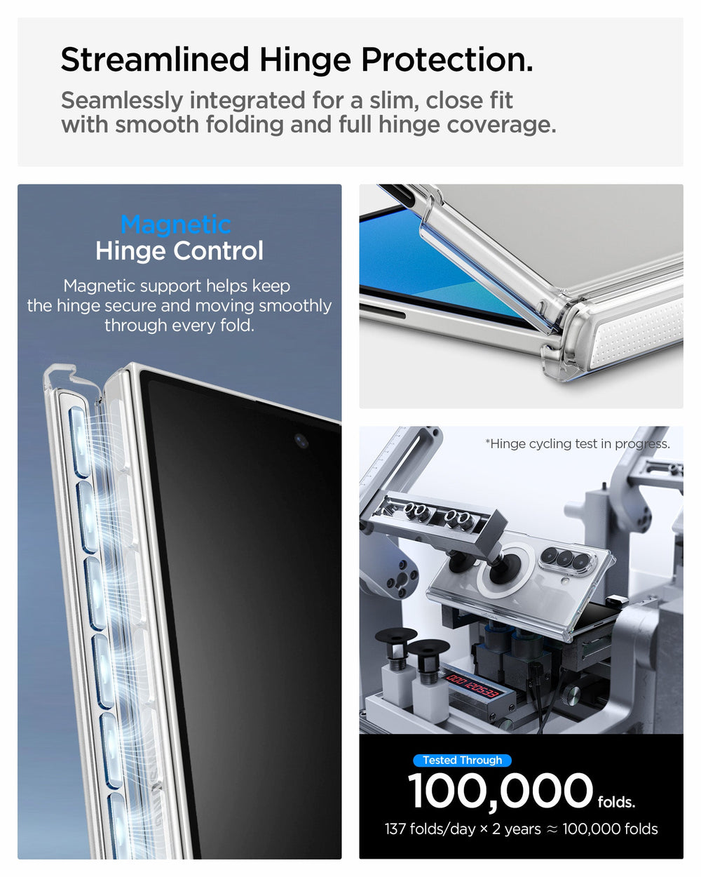 ACS11495 - Galaxy Z Fold 8 Ultra Air Skin Zero (Mag Fit) showing the 