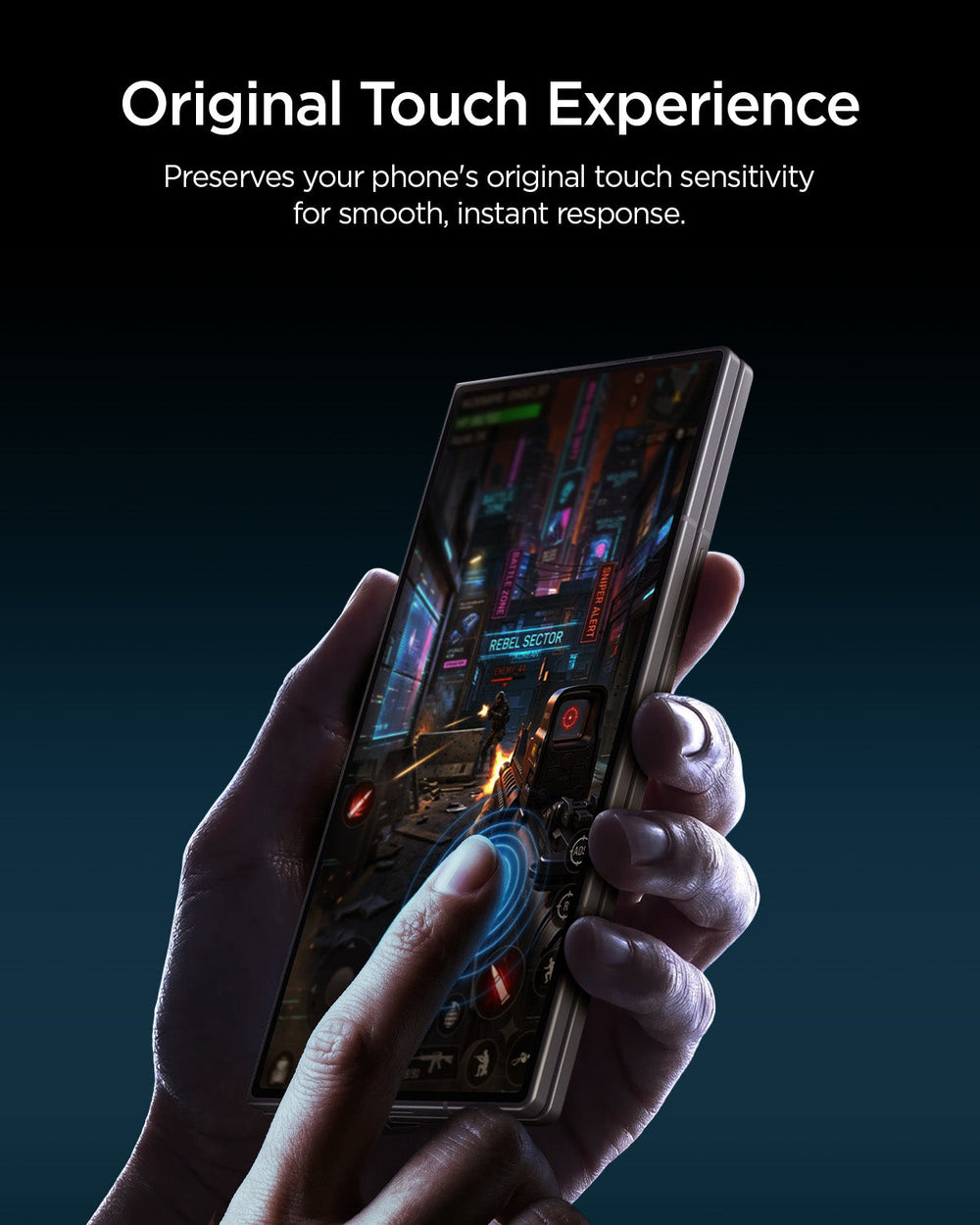 AGL09576 - Galaxy Z Fold 8 Ultra GLAS.tR EZ Fit Pro showing the 
