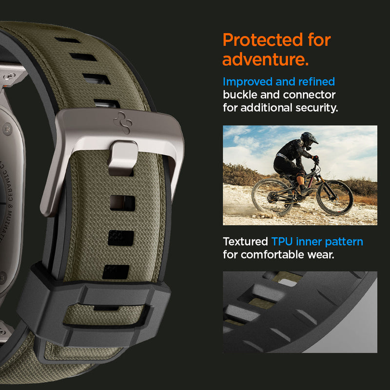 AMP09102 - Apple Watch Ultra (49mm) DuraPro Armor in Military Green