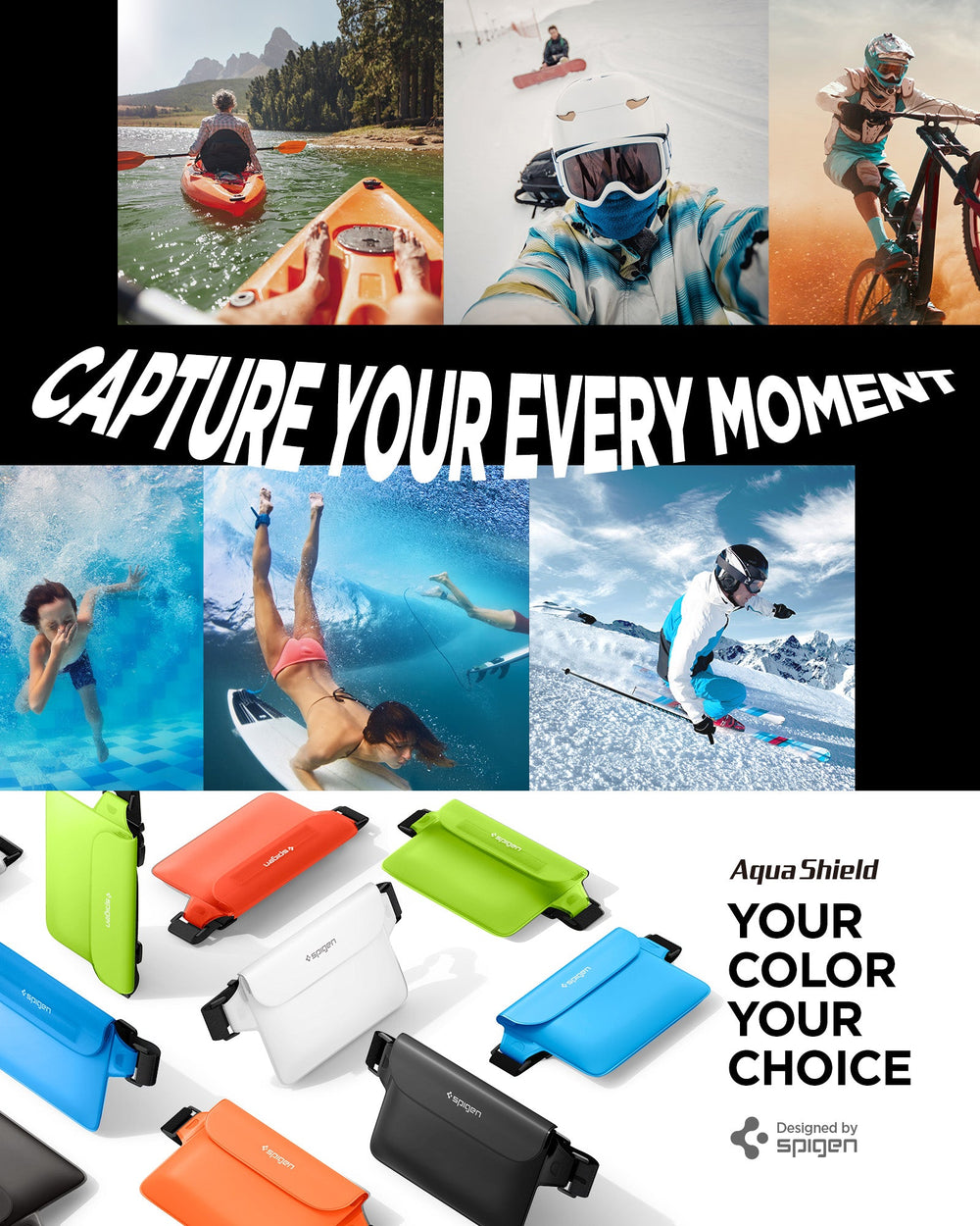 【色: スノー・ホワイト】Spigen Aqua Shield WaterPro 色: スノー・ホワイト】Spigen Aqua Shield WaterProの通販 by ♡ゆず