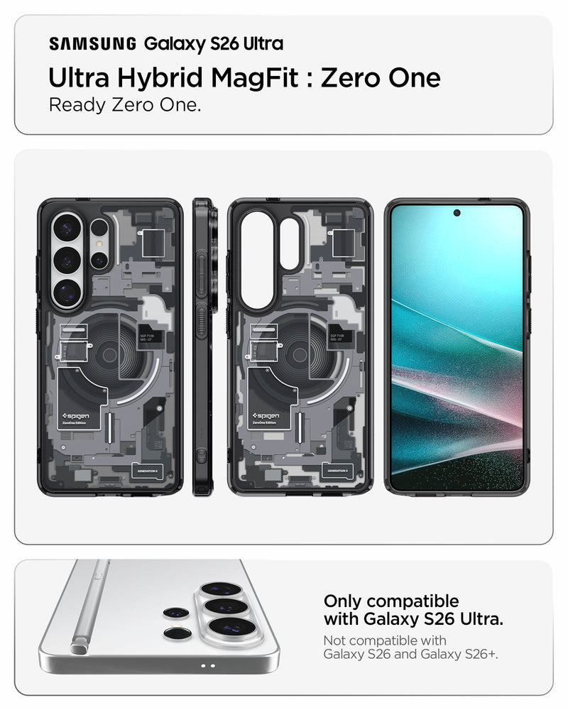 Galaxy S26 Series Case Ultra Hybrid Zero One (Mag Fit) – Spigen