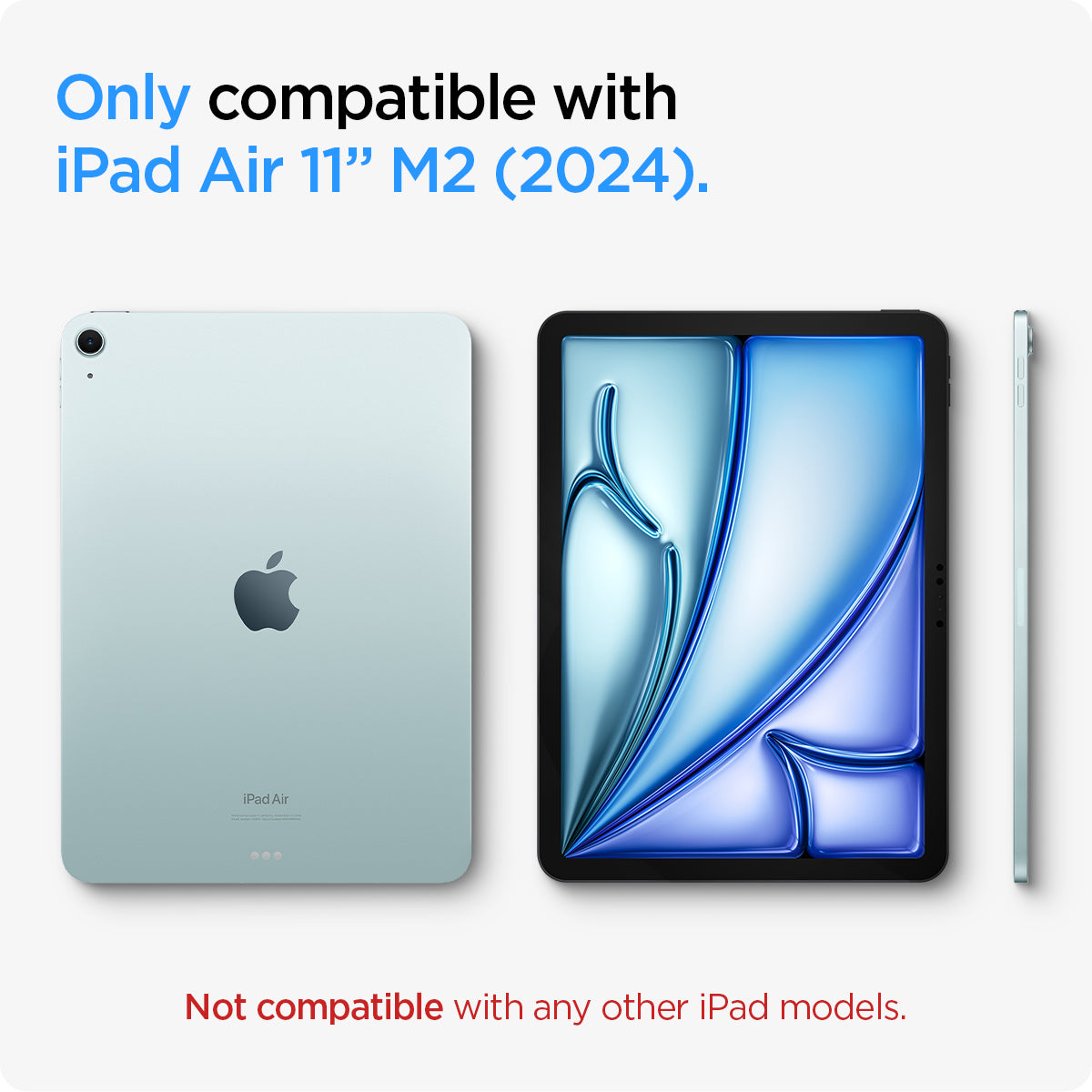 AGL07798 - Only compatible with iPad Air 13" M2 (2024). Not compatible with any other iPad models.