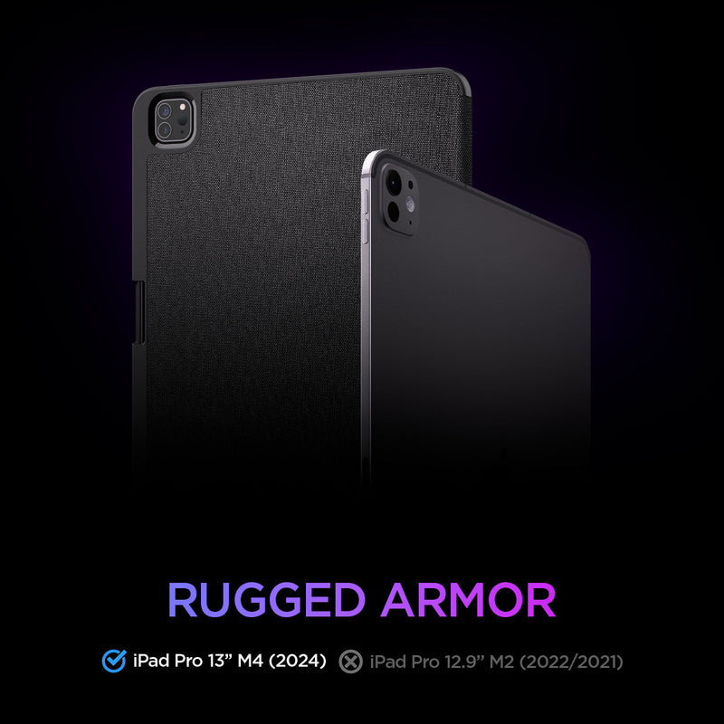 ACS07010 - Rugged Armor. Compatible with iPad Pro 13" M4 (2024). Not compatible with iPad Pro 12.9" M2 (2022/2021)