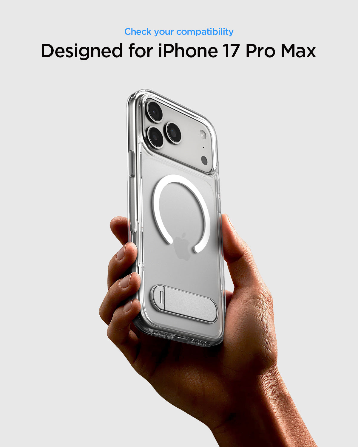 ACS09893 - iPhone 17 Pro Max Case Ultra Hybrid S (MagFit) showing the compatibility