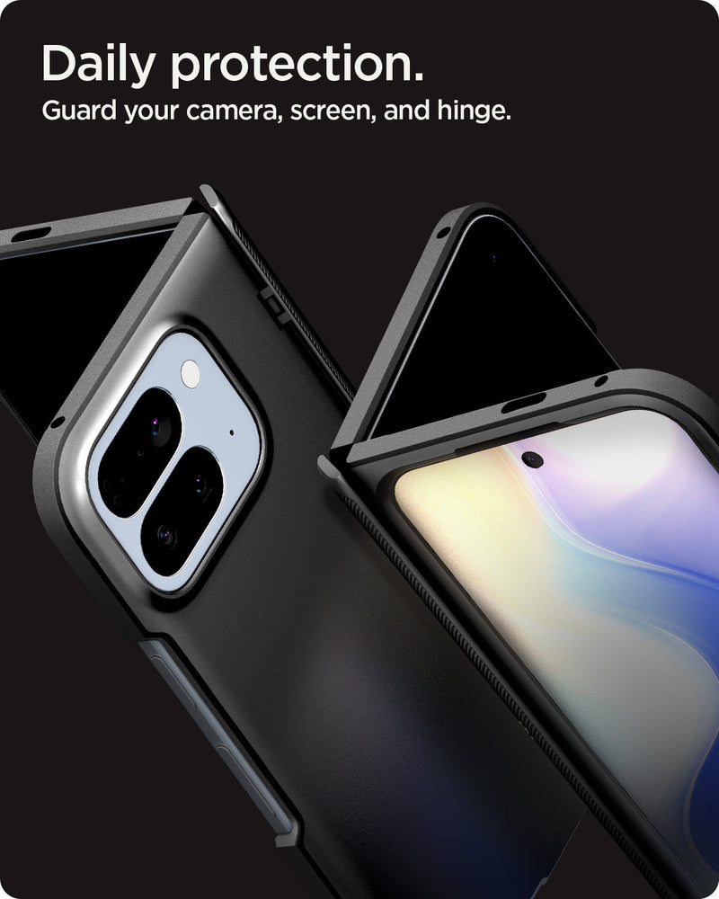 ACS09741 - GajPFD Case Slim Armor Pro (MagFit) in black showing the daily protection. Guard your camera, screen and hinge