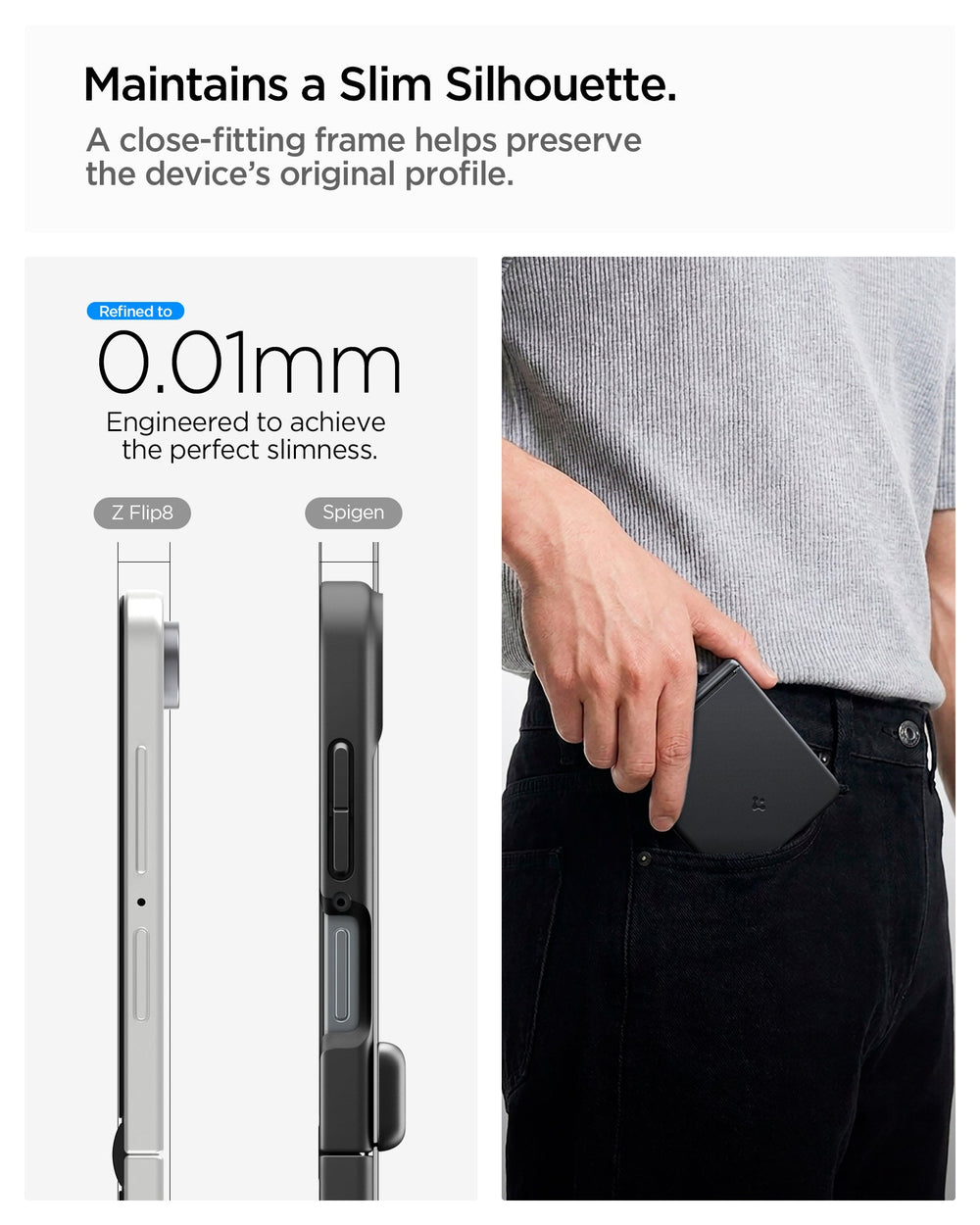 ACS11511 - Galaxy Z Flip 8 Series - Air Fit Pro (Mag Fit) showing the 