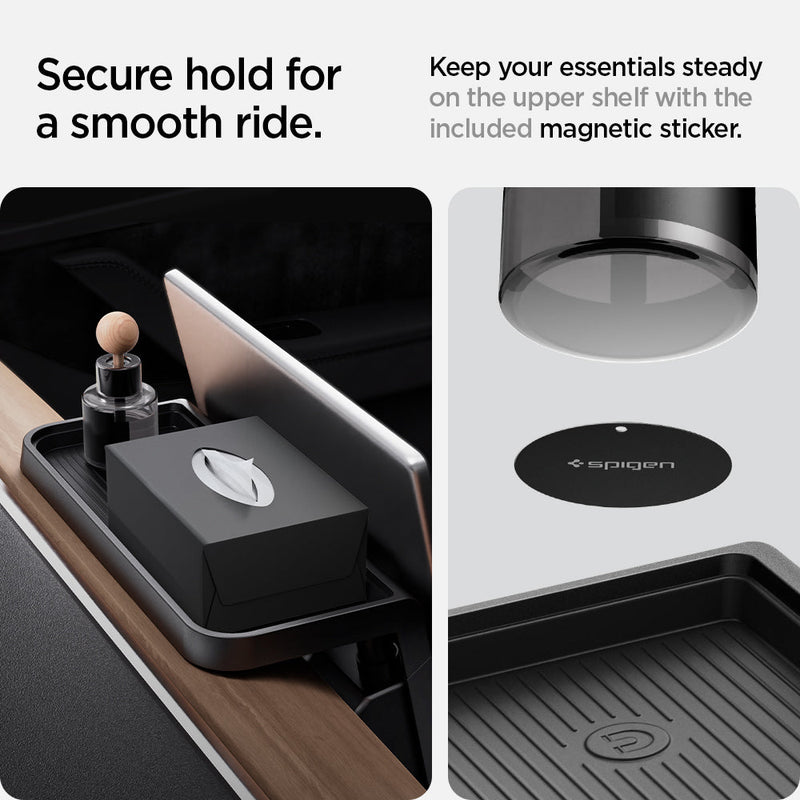 Spigen Tesla Model Y 2023-2021 Acter Middenconsole Opbergdoos Organizer, Antislip Waterafwasbare Materialen, Hoogwaardige Afwerking Extra Opbergruimte voor Tesla Model Y Accessoires - Carbon Editie Spigen Tesla Model Y 2023-2021 Acter Middenconsole Opbergdoos Organizer, Antislip Waterafwasbare Materialen, Hoogwaardige Afwerking Extra Opbergruimte voor Tesla Model Y Accessoires - Carbon Editie