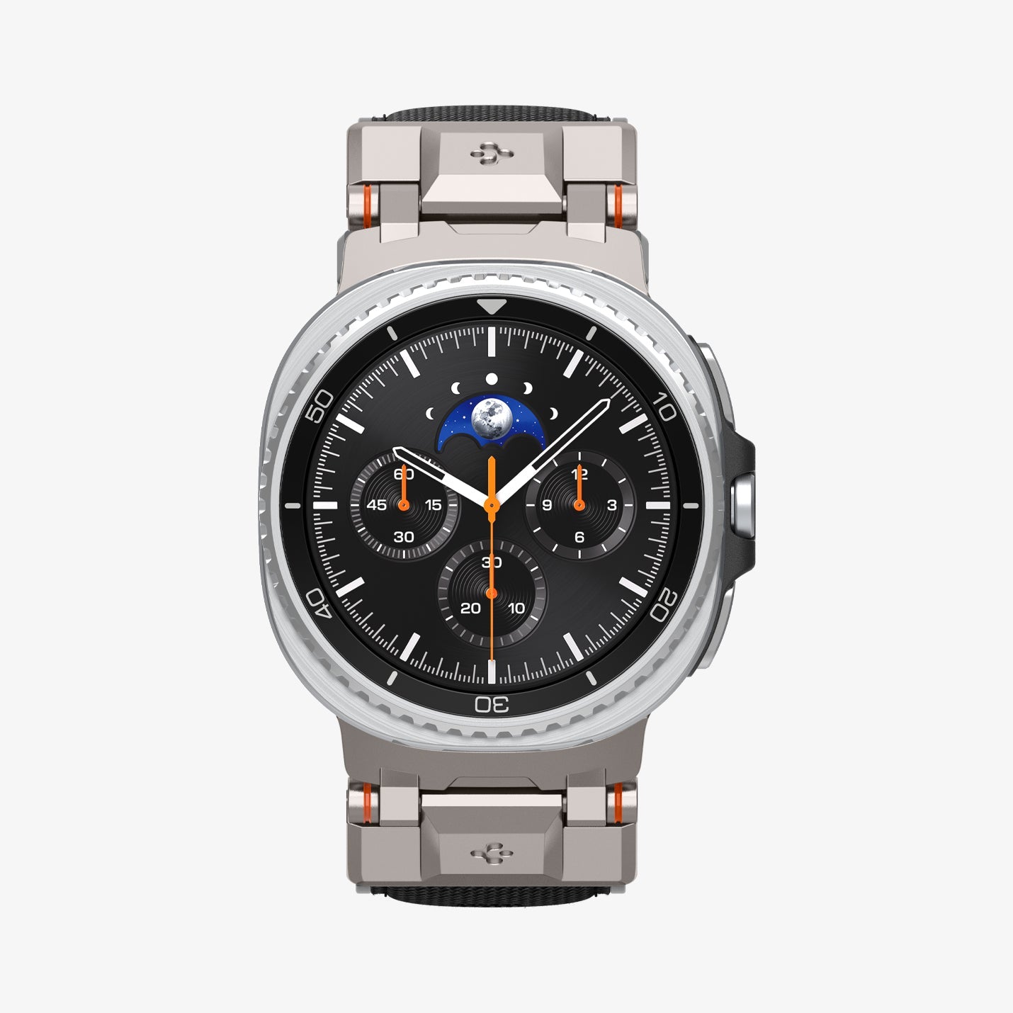 AMP10118 - Galaxy Watch 9 Series DuraPro Armor band in black showing the front