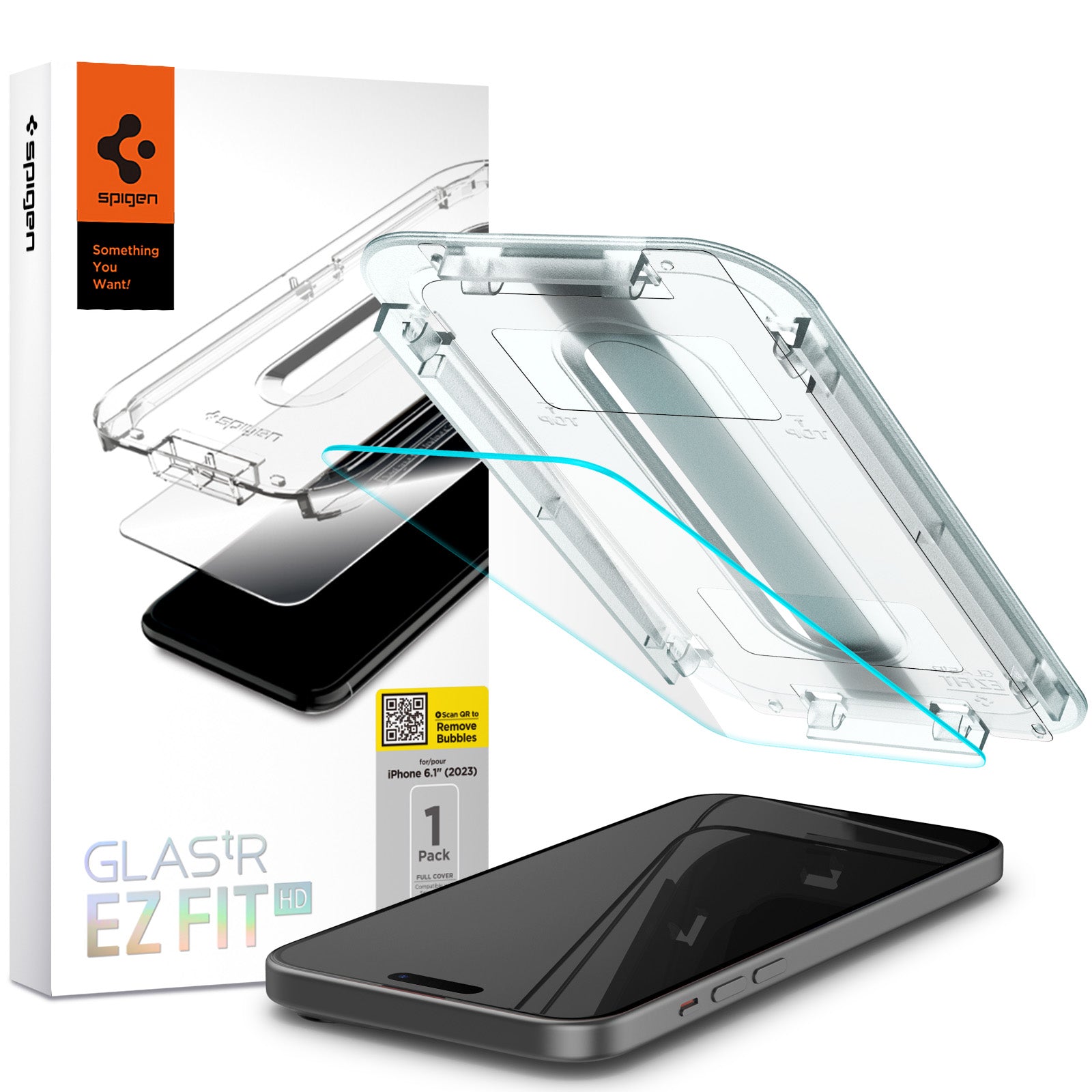 Tempered Glass Spigen GLASS FC EZ FIT TESLA MODEL X 2022 / MODEL