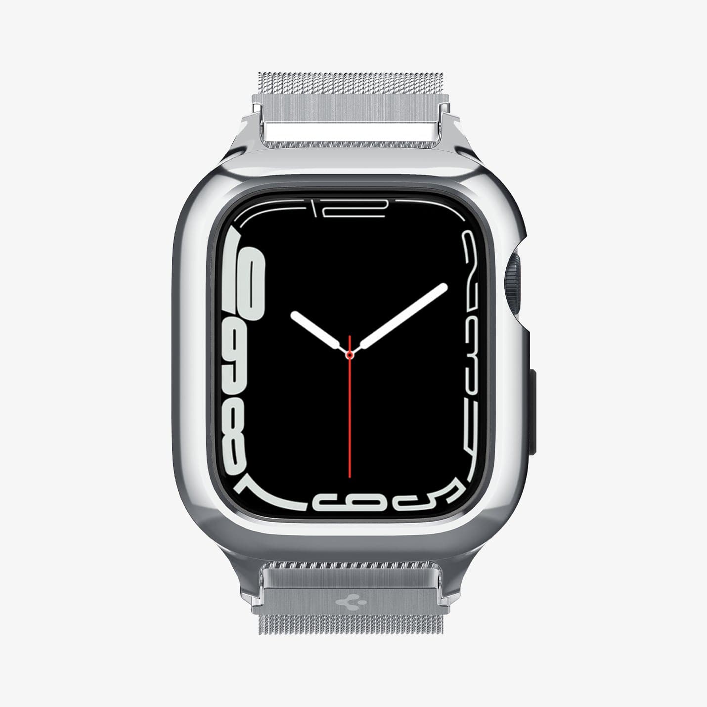 ACS04586 - Apple Watch (40mm) Metal Fit Pro in Silver showing the front and partial sides
