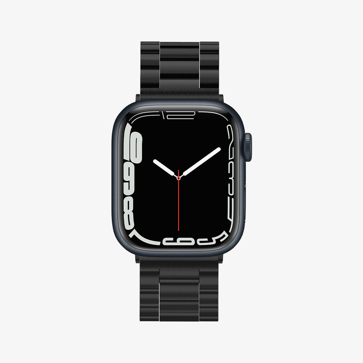 062MP25403 - Apple Watch Ultra 3/2/Ultra 49mm, Series 11/10 46mm, 9/8/7 45mm, SE3/SE2/SE/6/5/4 44mm, 3/2/1 42mm Modern Fit Black showing front