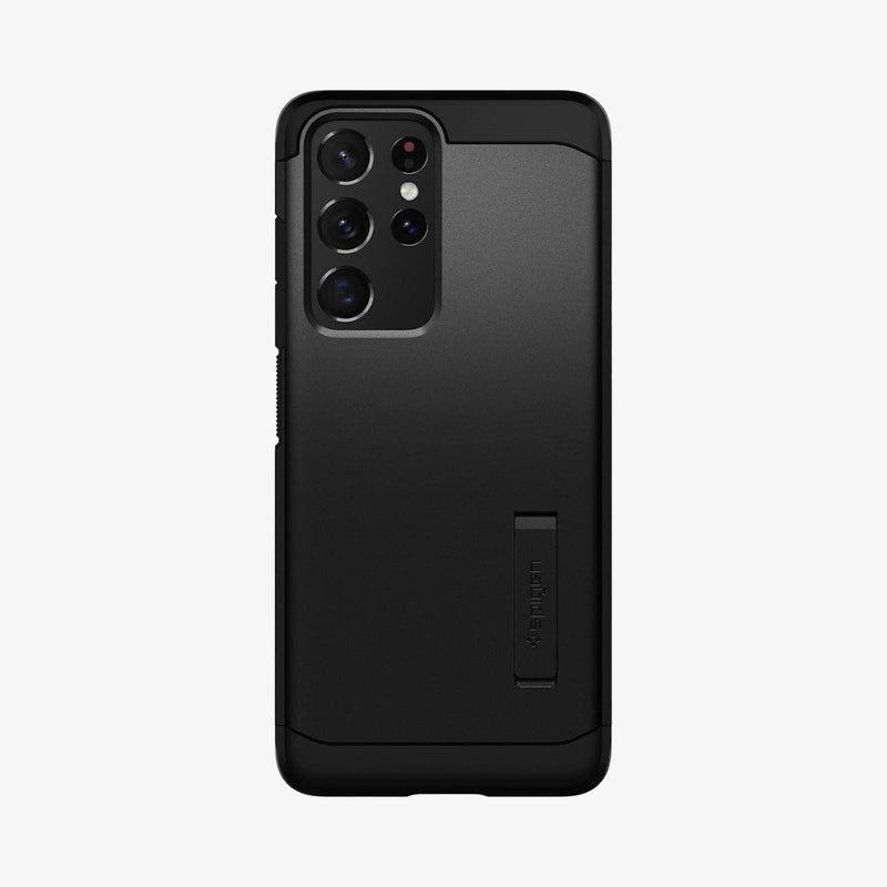 ACS02354 - Galaxy S21 Ultra Tough Armor Case in black showing the back